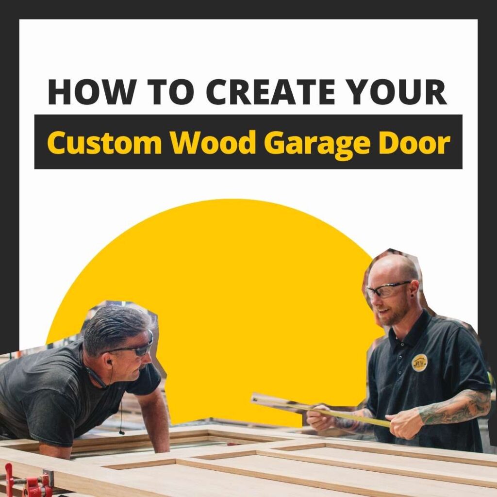 custom wood garage door